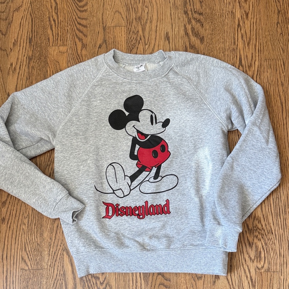 Disney Gray Mickey Mouse Sweatshirt